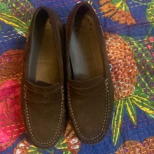 Mephisto Brown Suede Loafers Size 7.5